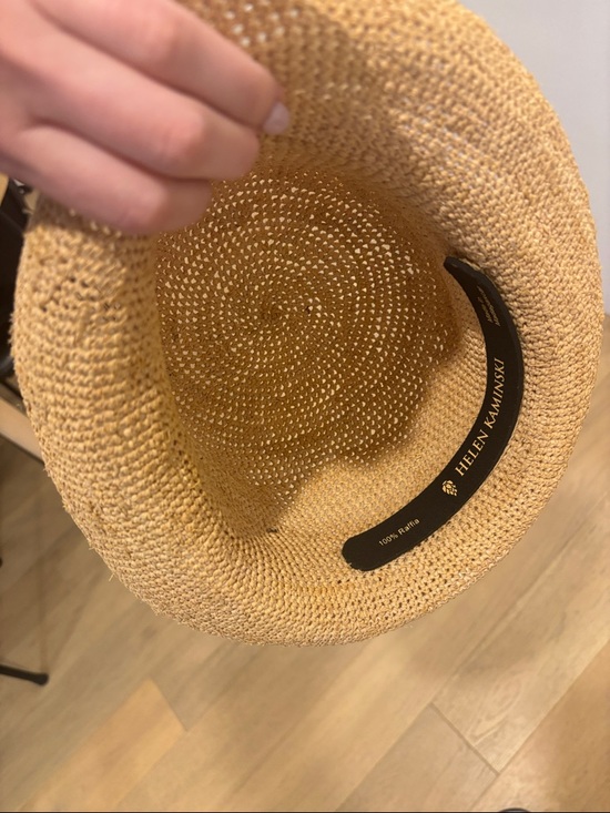 Helen Kaminski Natural Crochet Bowler Sun Hat